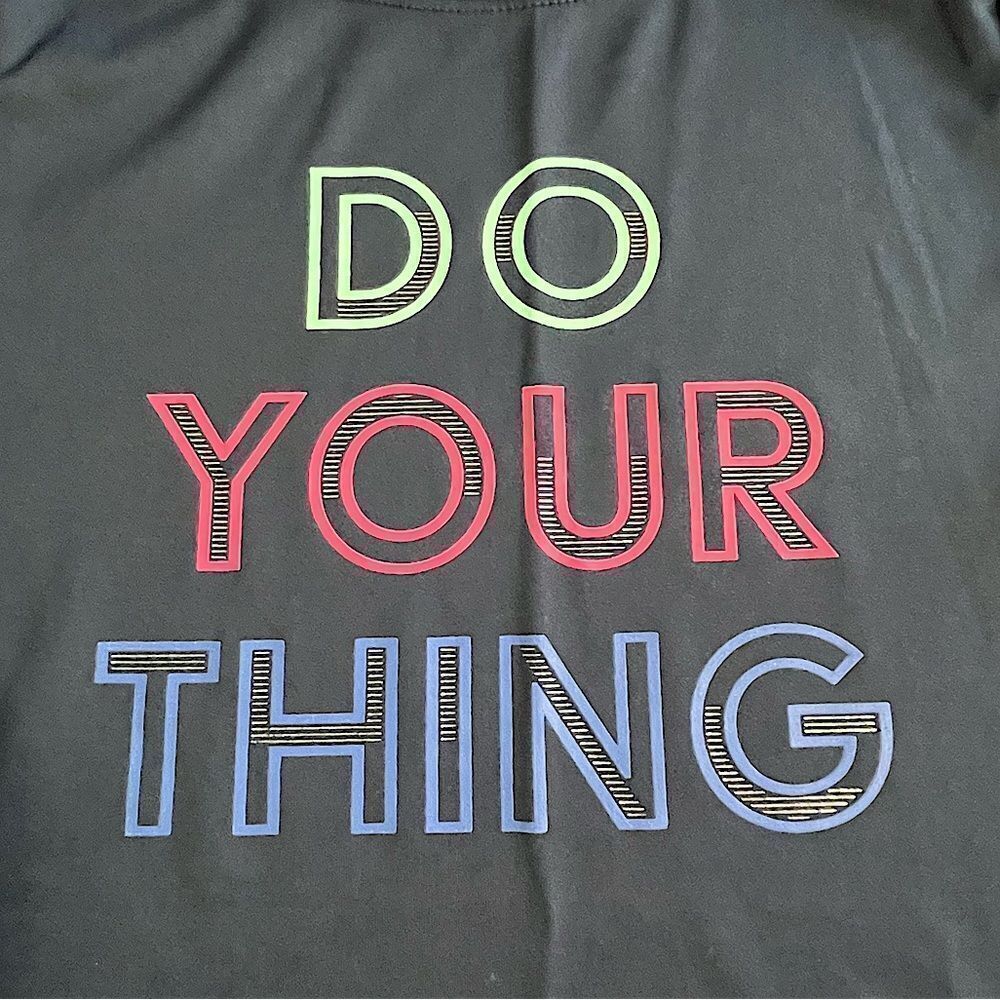 🌴 all in motion DO YOUR THING DriFit Shirt Girls M Navy Blue